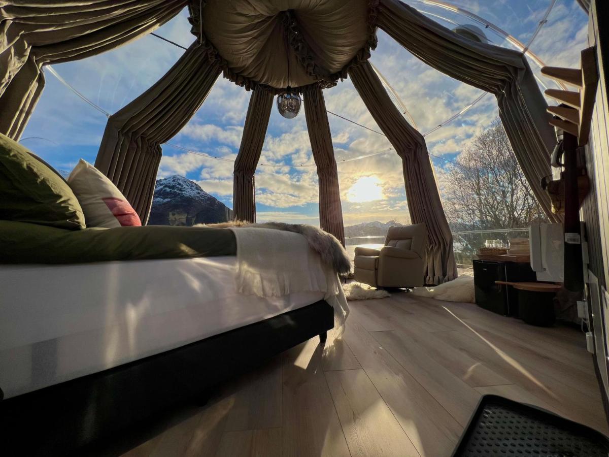 Lofoten Glampingdome Myrland Exterior foto