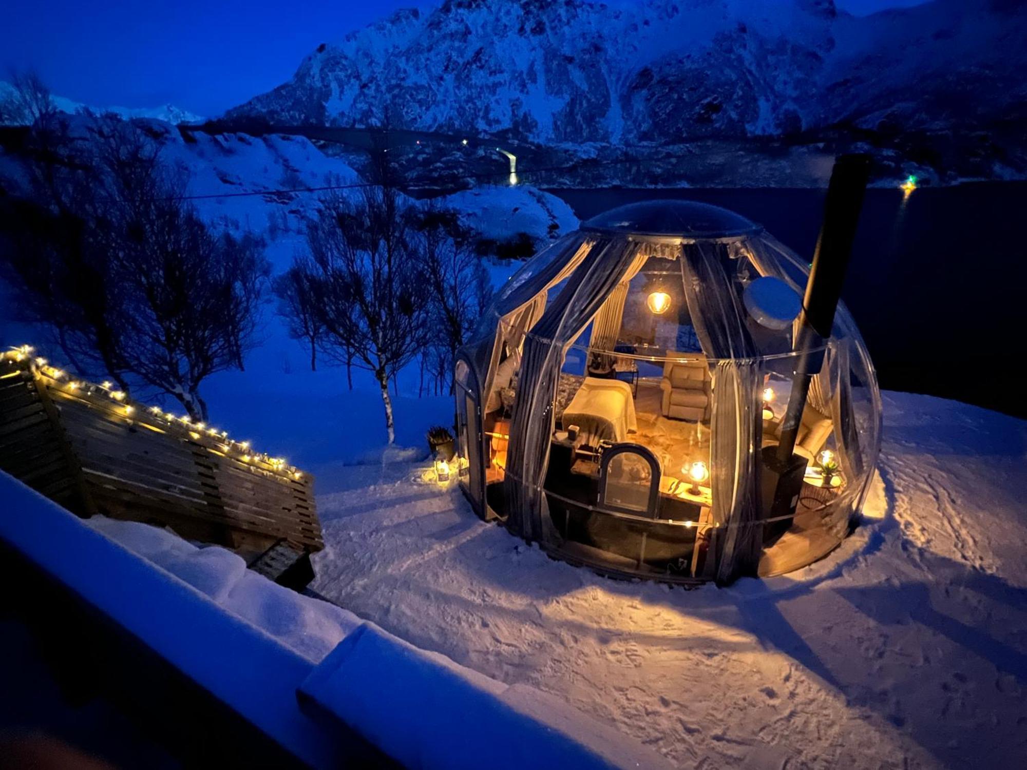 Lofoten Glampingdome Myrland Exterior foto