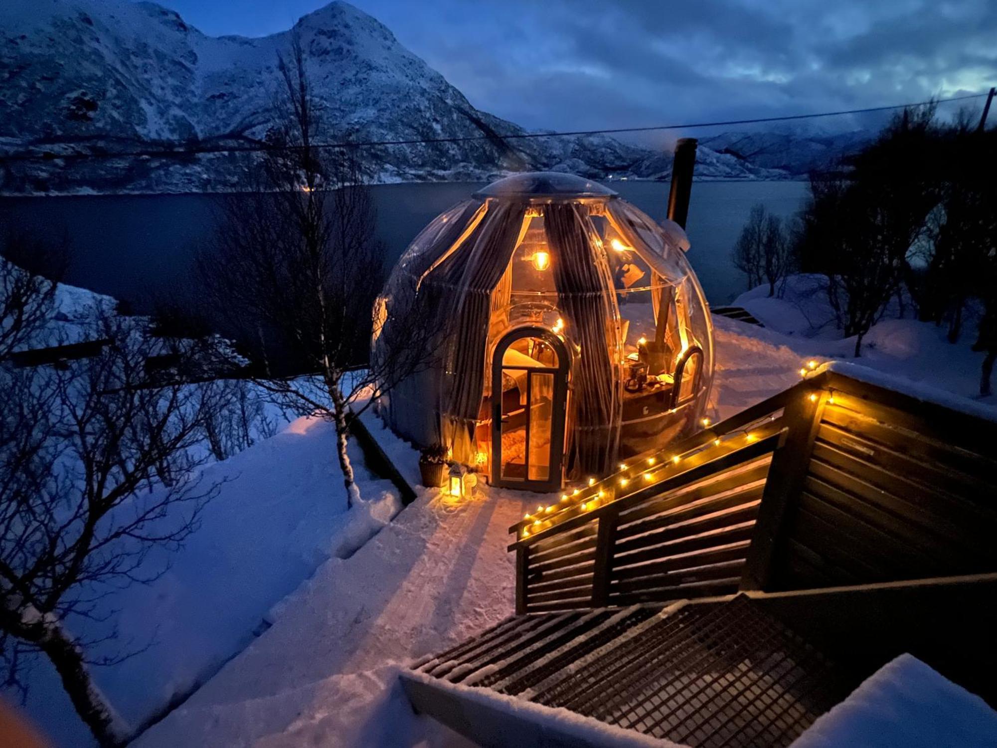 Lofoten Glampingdome Myrland Exterior foto
