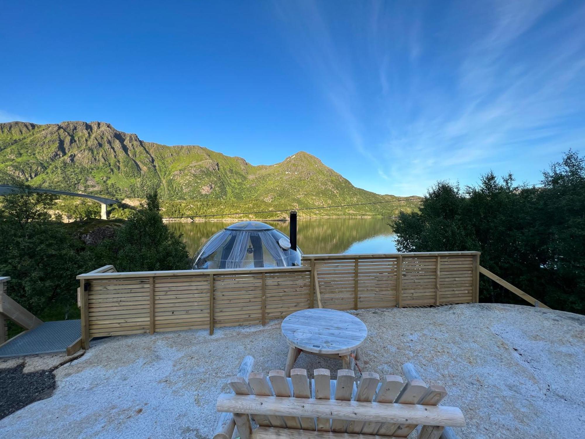 Lofoten Glampingdome Myrland Exterior foto