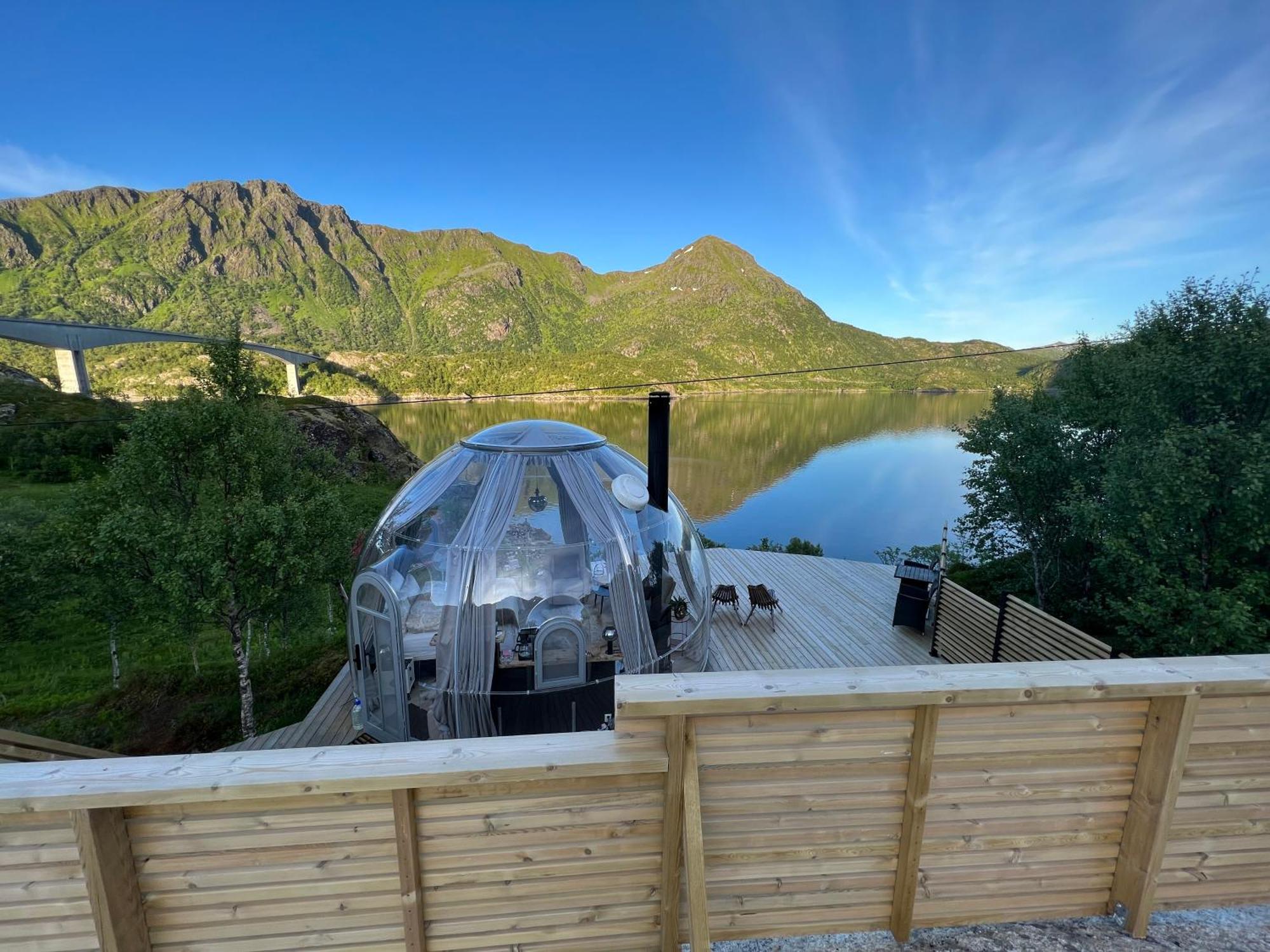Lofoten Glampingdome Myrland Exterior foto