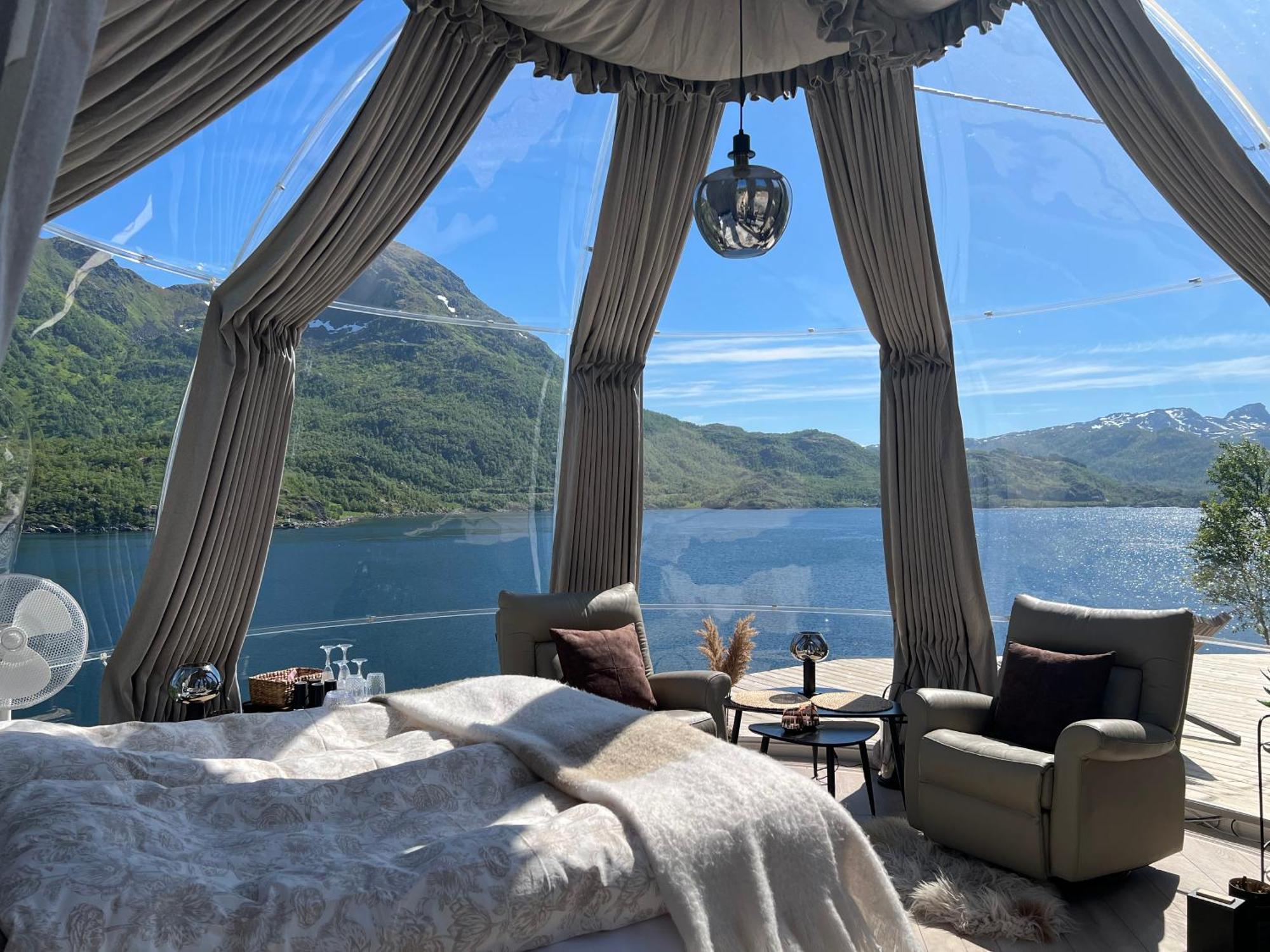 Lofoten Glampingdome Myrland Exterior foto