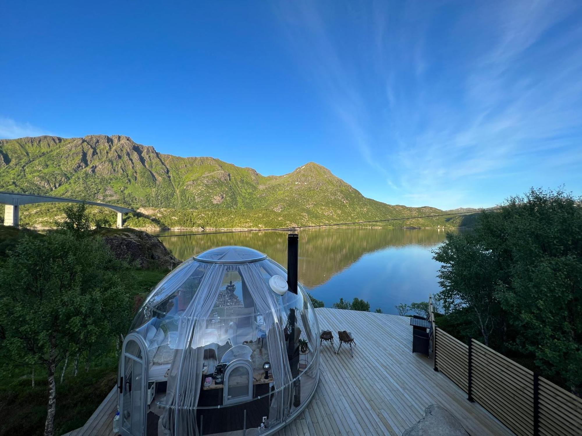 Lofoten Glampingdome Myrland Exterior foto